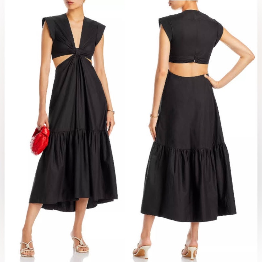Jason Wu Maxi Dress with Cutout Sides NWT - Picture 6 of 9